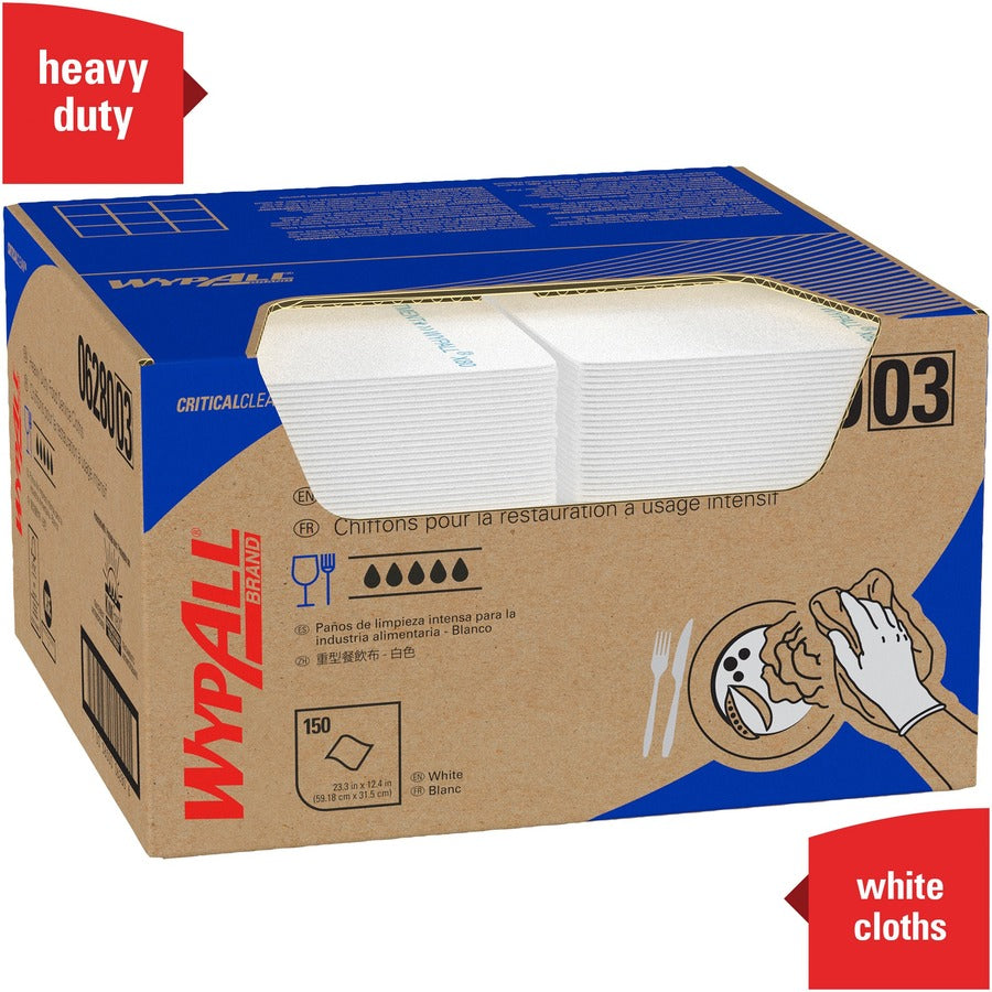 Wypall Critical Clean Ultra Duty Foodservice Cloths with Anti-Microbial Treatment - Alternate-Image3