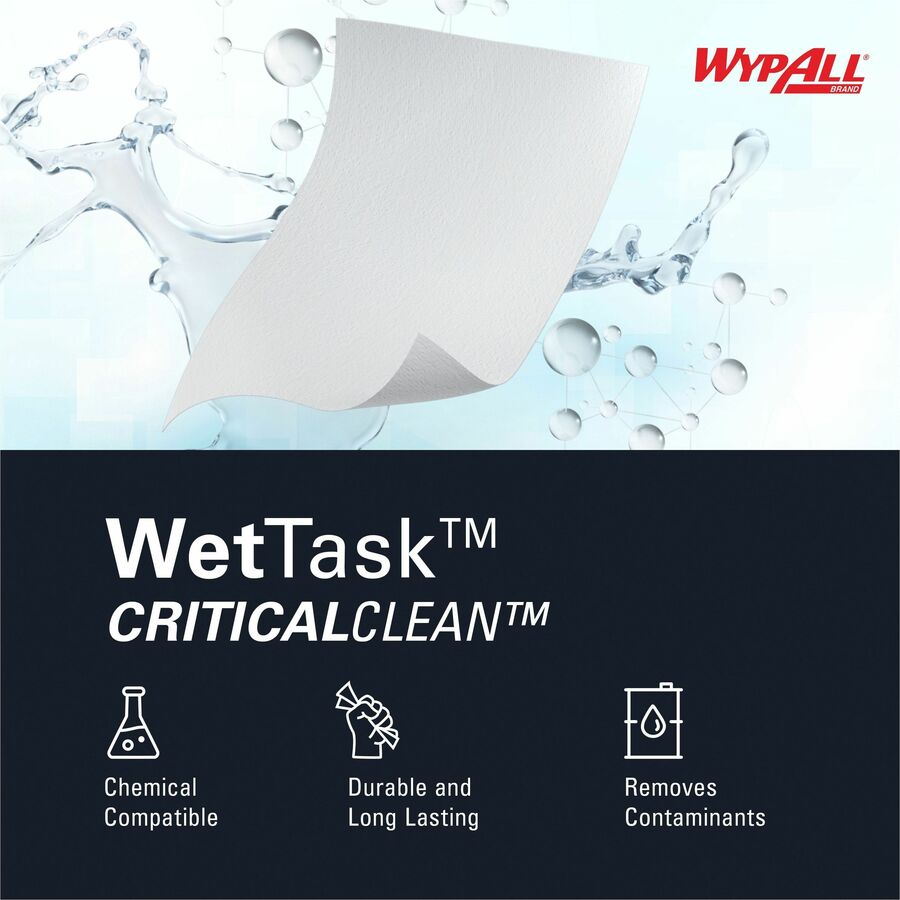 Wypall CriticalClean WetTask Wipers - Top