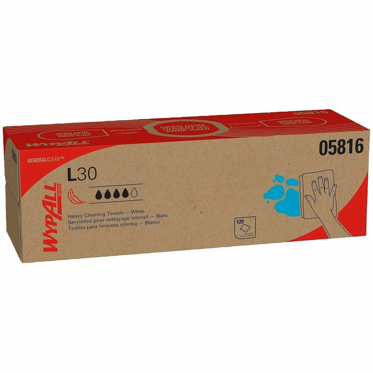 Wypall General Clean L30 Heavy Cleaning Towels - 2000