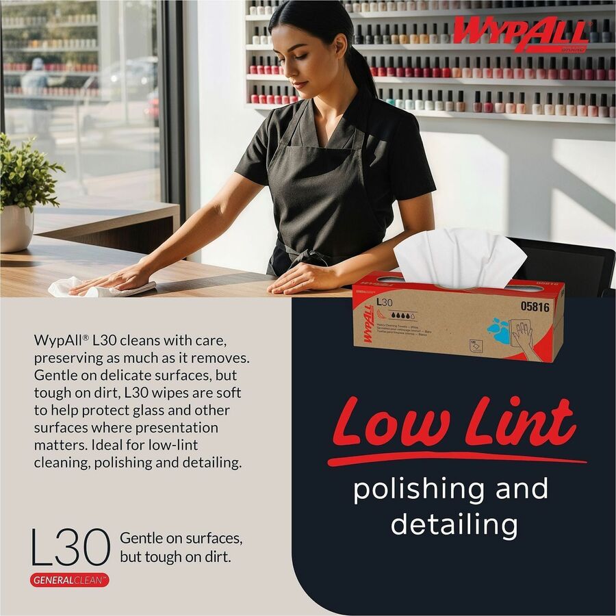 Wypall General Clean L30 Heavy Cleaning Towels - Alternate-Image4