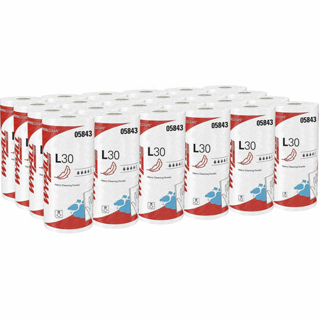 Wypall GeneralClean L30 Heavy Cleaning Towels - 70 Sheets - White - Sponges Pads & Wipers