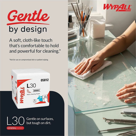 Wypall GeneralClean L30 Heavy Duty Cleaning Towels - Alternate-Image3