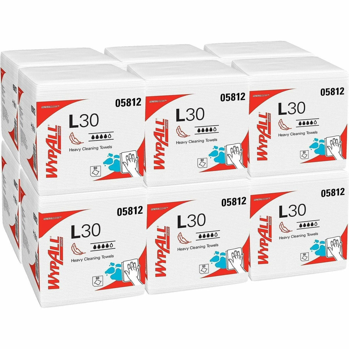 Wypall GeneralClean L30 Heavy Duty Cleaning Towels - 2000