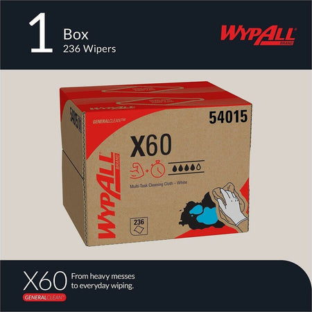 Wypall GeneralClean X60 Multi-Task Cleaning Cloths - Brag Box - Alternate-Image1