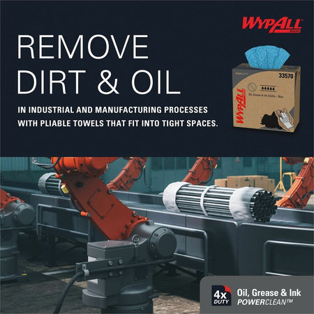 Wypall Oil, Grease & Ink Cloths - Front