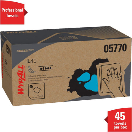 Wypall Power Clean L40 Extra Absorbent Towels - Alternate-Image2