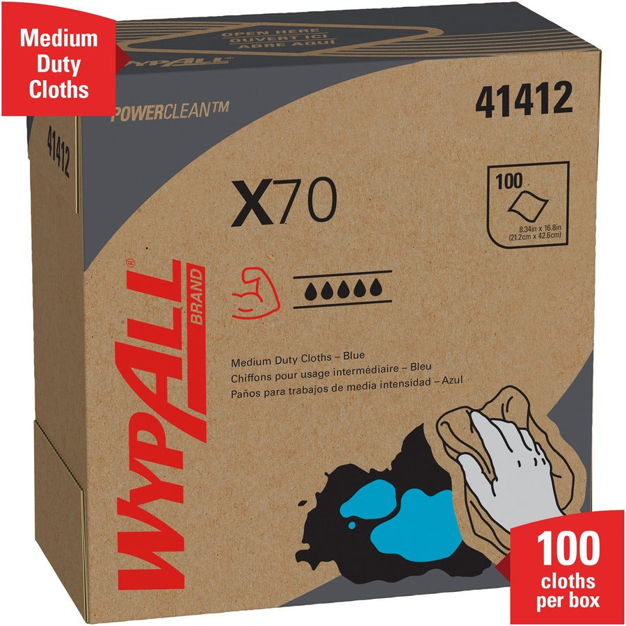 Wypall PowerClean X70 Medium Duty Cloths - Pop-Up Box - Alternate-Image1