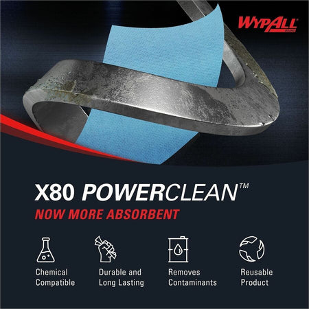 Wypall PowerClean X80 Heavy Duty Cloths - Brag Box - Alternate-Image6