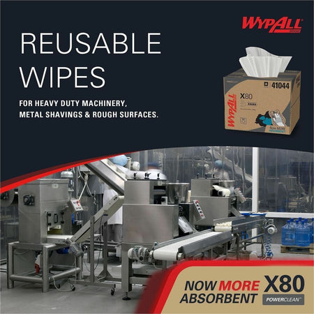 Wypall PowerClean X80 Heavy Duty Cloths - Brag Box - Alternate-Image5