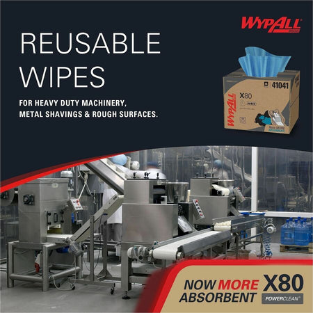 Wypall PowerClean X80 Heavy Duty Cloths - Brag Box - Alternate-Image5
