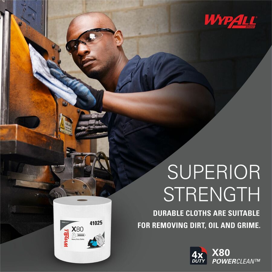 Wypall PowerClean X80 Heavy Duty Cloths - Right