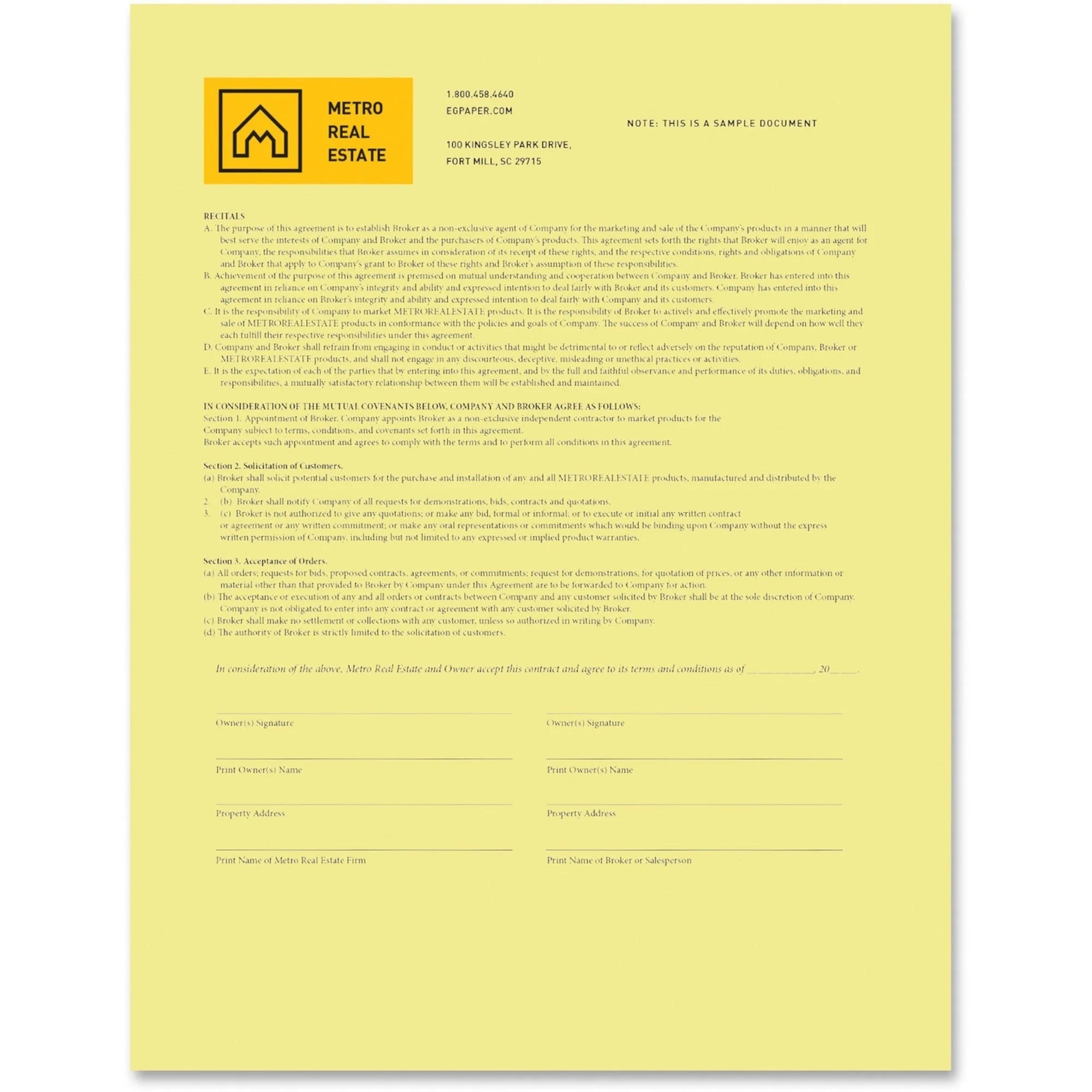 Xerox Bold Digital Carbonless Paper - Canary - SFI Certified - 500 Sheets - Copy & Printer
