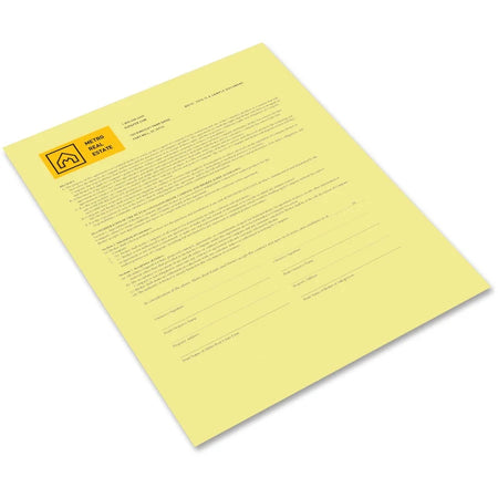 Xerox Bold Digital Carbonless Paper - Canary - SFI Certified - 500 Sheets - Copy & Printer