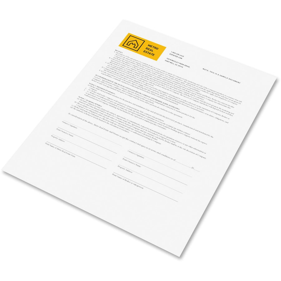 Xerox CFB 20lb Premium Digital Carbonless Paper - Left