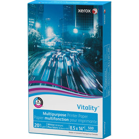 Xerox Copy Paper - White - 92 Brightness - 8 1/2’’ x 14’’ - 20 lb Basis Weight - 500 / Ream - & Printer