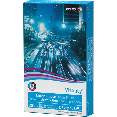 Xerox Copy Paper: White 92 Brightness 8 1/2’’ x 14’’ 20 lb - 500 Sheets - & Printer Paper