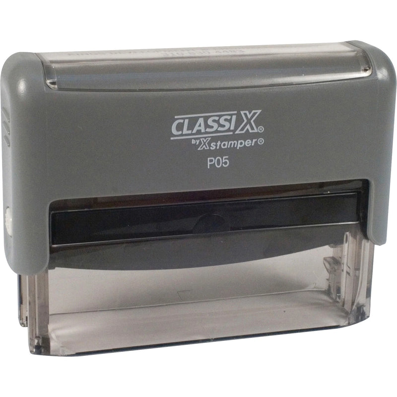 Xstamper Classix Custom Address Stamp - Personalized Message - 0.31’’ x 2.75’’ - & Office Stamps