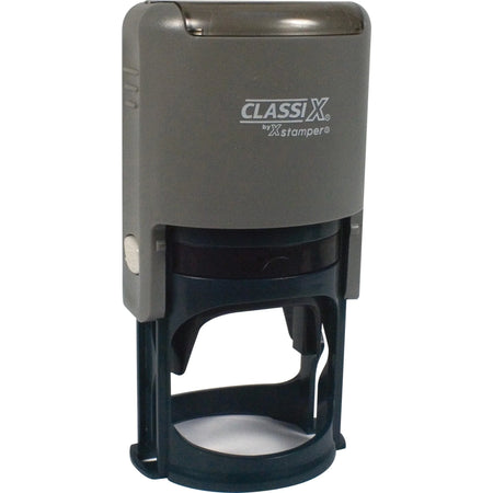 Xstamper Classix Custom Round Stamp - Personalized Message - 1.62’’ Impression - Address & Office Stamps