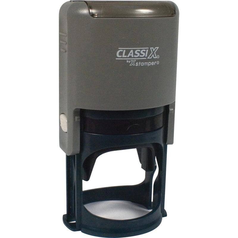 Xstamper Classix Custom Round Stamp - Personalized Message - 1.62’’ Impression - Address & Office Stamps