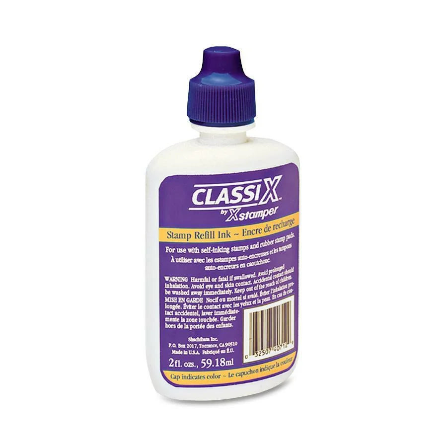 Xstamper Classix Custom Self-Inking Refills: Blue Ink for Smooth Impressions - Stamp & Refills
