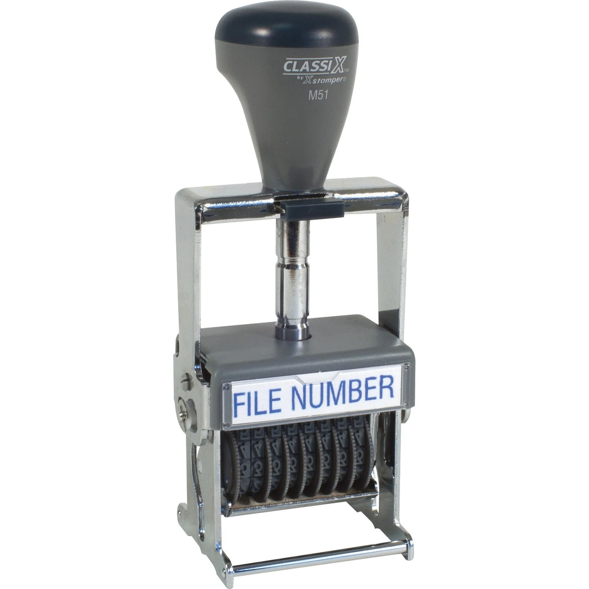 Xstamper ClassiX Number Stamp: Self-Inking 1.13’’ x 1.63’’ 7000 Impressions - Numbering Stamps & Counters