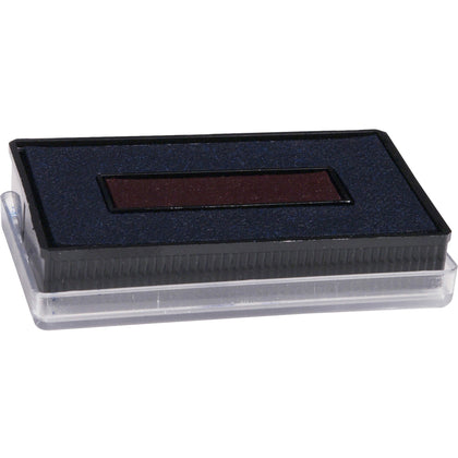 Xstamper ClassiX Replacement Pad - Red & Blue Ink - 1 Each - Stamp Pads Accessories