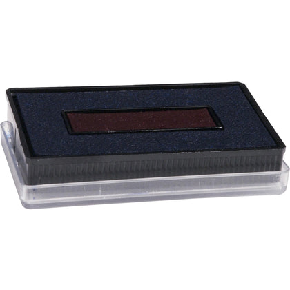 Xstamper ClassiX Replacement Pad - Red & Blue Ink - 1 Each - Stamp Pads Accessories