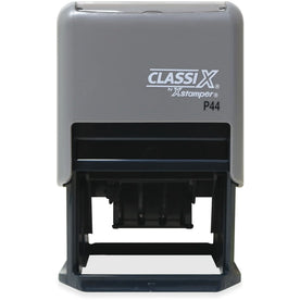 Xstamper ClassiX Self-inking Date Stamp - Custom 6-Line Message/Date - Daters