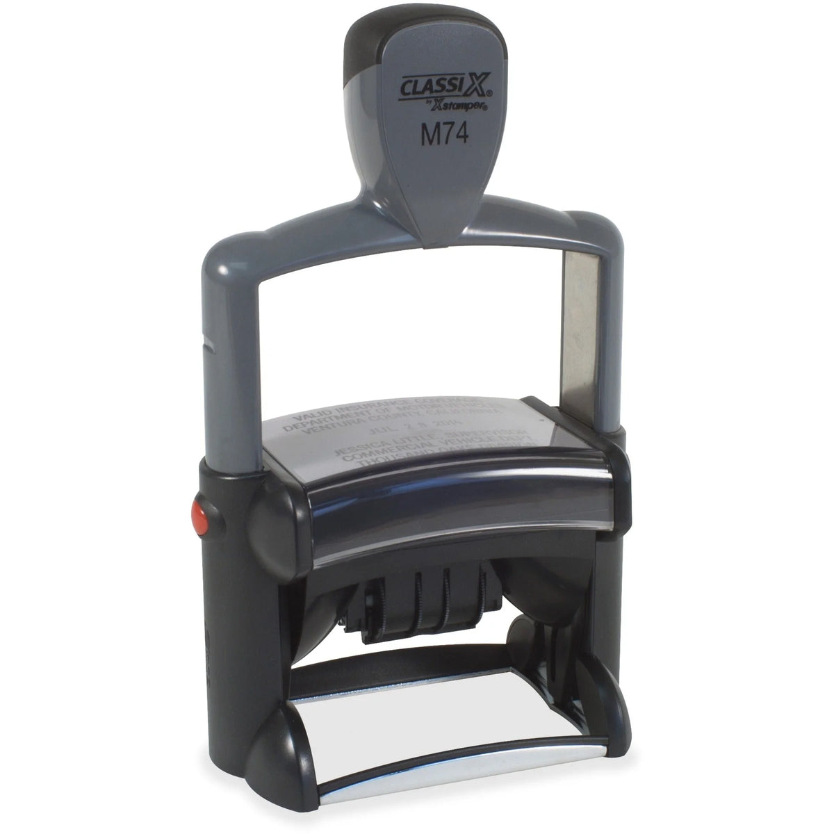 Xstamper ClassiX Self-inking Date Stamp - Efficient Plastic Stamper - Daters