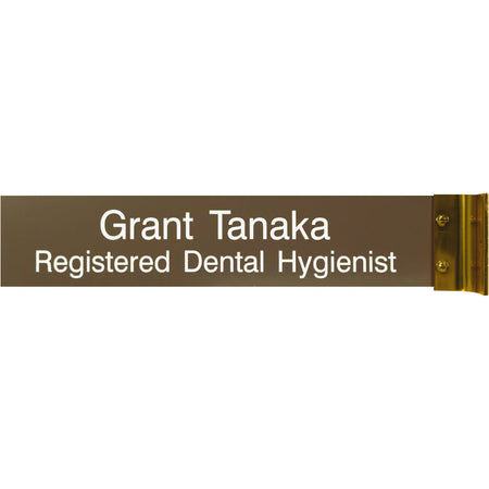 Xstamper Corridor Sign: 10’’x2’’ Rectangular Double-Sided Aluminum Sign - Signs & Nameplates