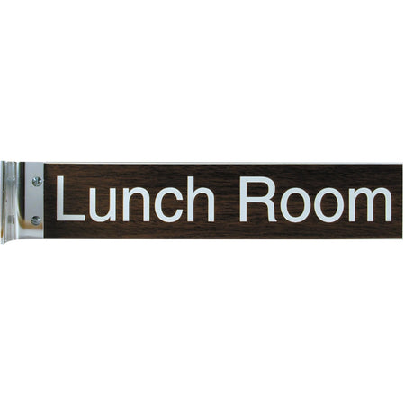 Xstamper Corridor Sign: 10’’x2’’ Rectangular Double-Sided Aluminum Sign - Signs & Nameplates