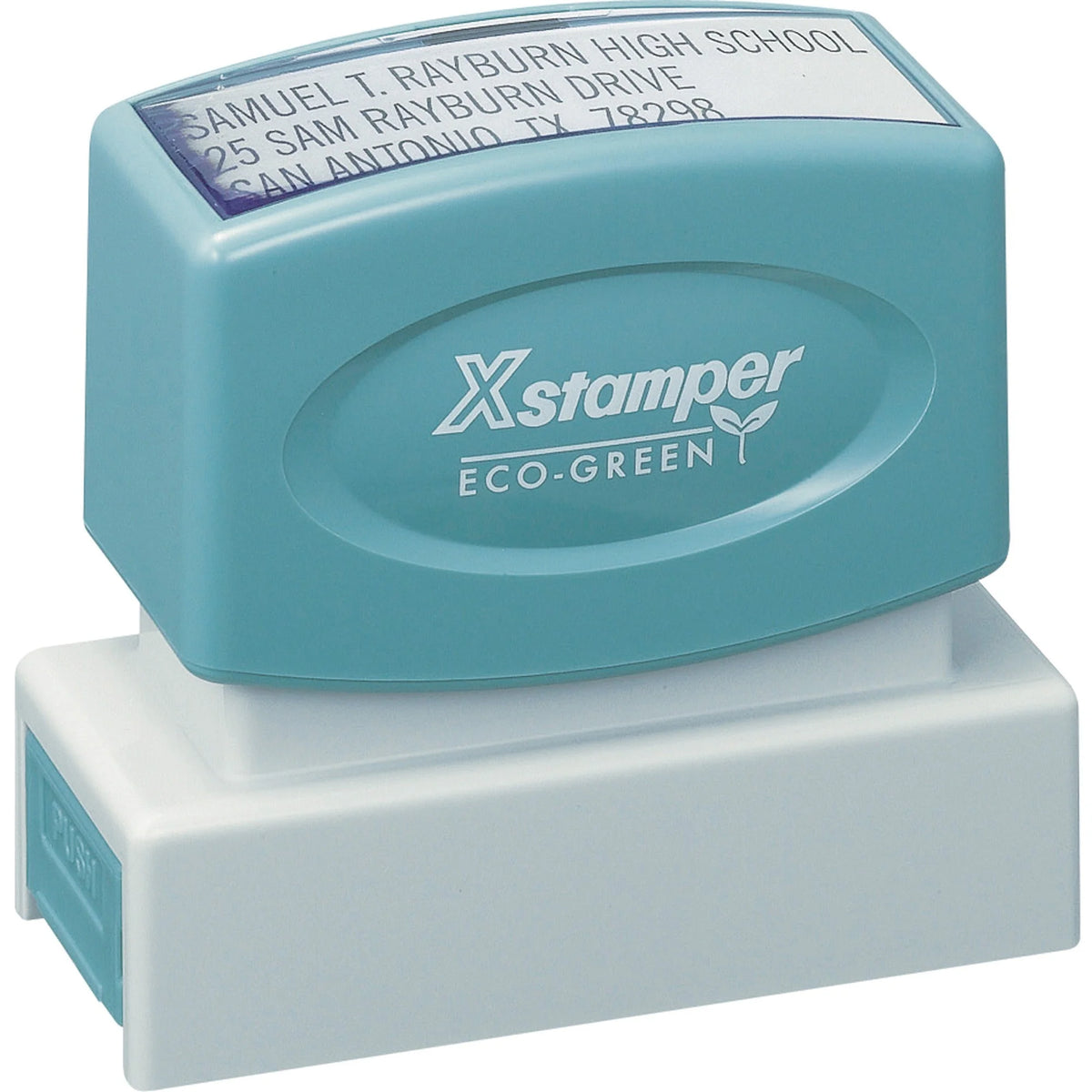 Xstamper Custom Business Address Stamp - Personalized Message - Eco-Friendly - & Office Stamps