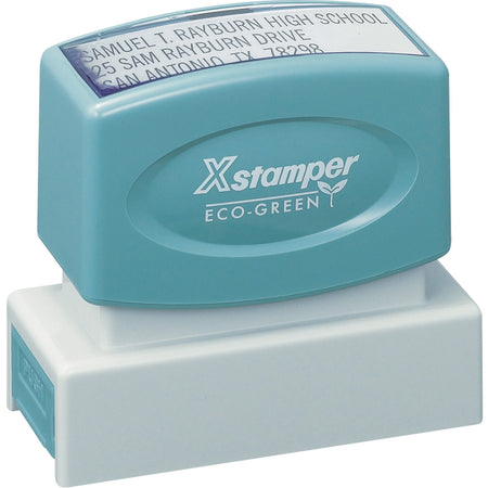 Xstamper Custom Business Address Stamp - Personalized Message - Eco-Friendly - & Office Stamps