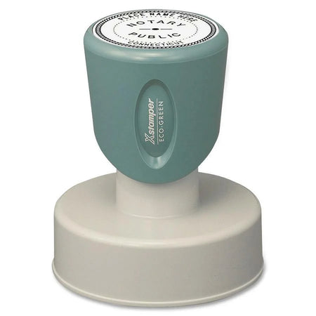 Xstamper Custom Circular Notary Stamp - 1.56’’ Impression Diameter - Address & Office Stamps