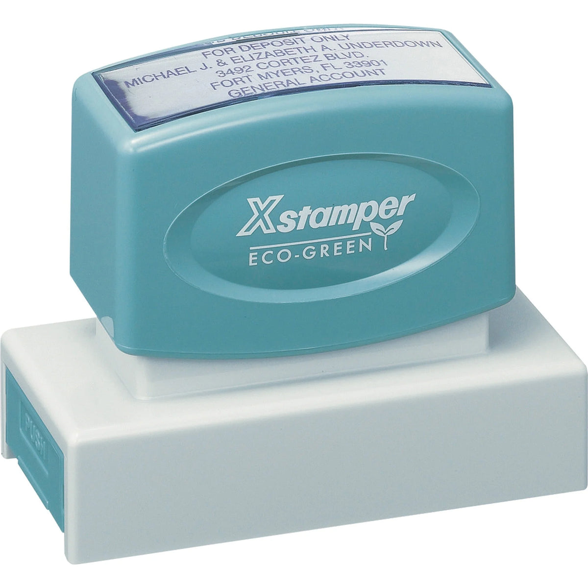 Xstamper Custom Large Business Address Stamp - Personalized Message - & Office Stamps