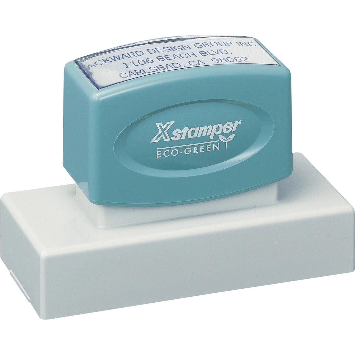 Xstamper Custom Message Stamp: 1.19’’ x 3.12’’ - 50000 Impressions - Address & Office Stamps