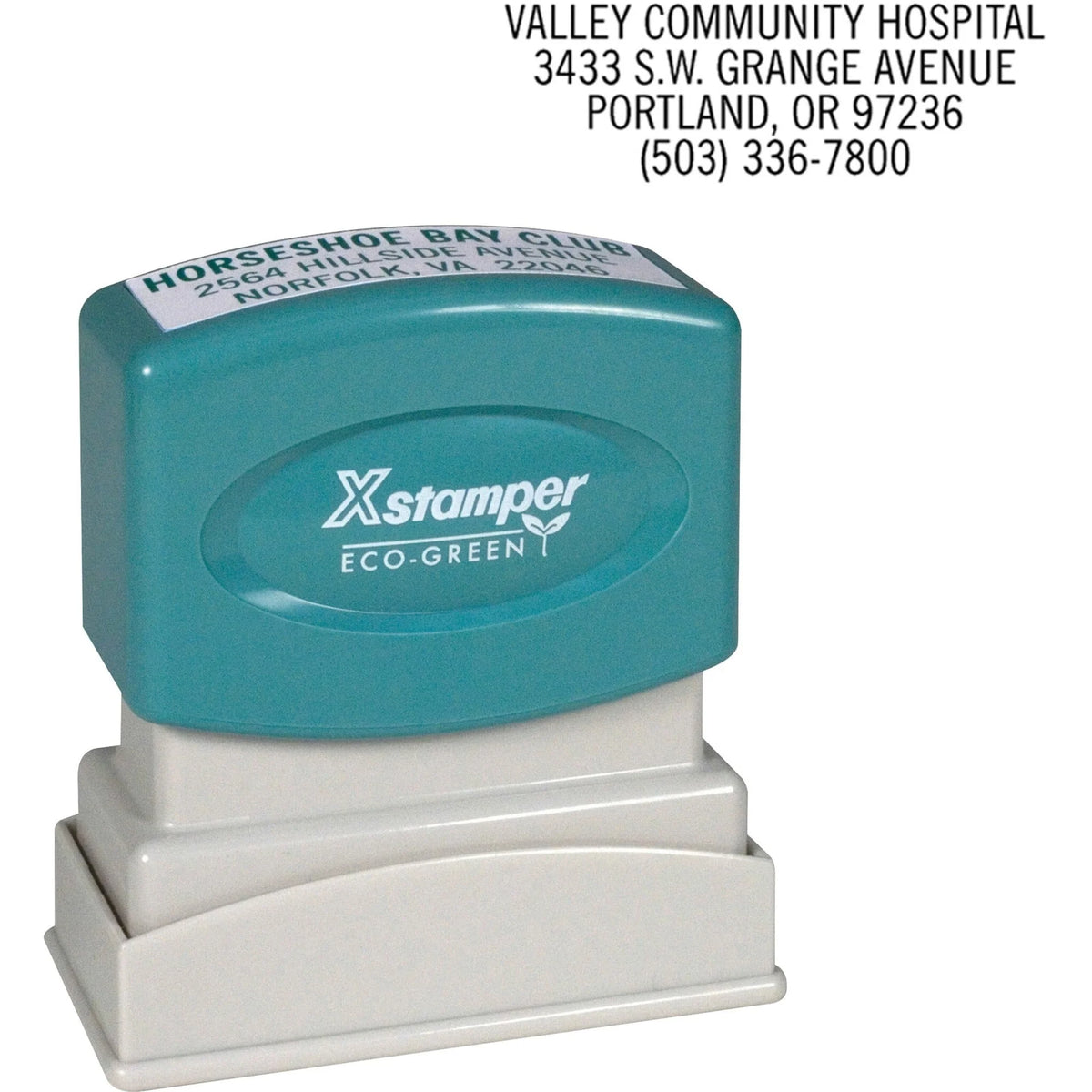 Xstamper Custom Return Address Stamp - Personalized Message - Eco-Friendly - 50000 Impressions - & Office Stamps