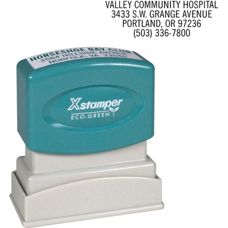Xstamper Custom Return Address Stamp - Personalized Message - Eco-Friendly - 50000 Impressions - & Office Stamps