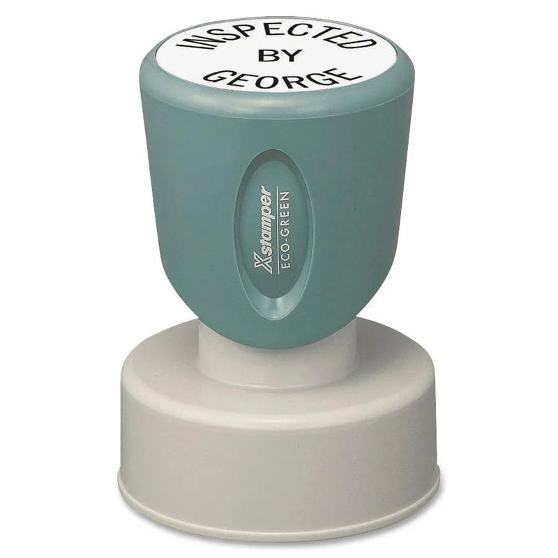 Xstamper Custom Round Pre-inked Stamp: Message - 1.19’’ Diameter - 50000 Impressions - Address & Office Stamps