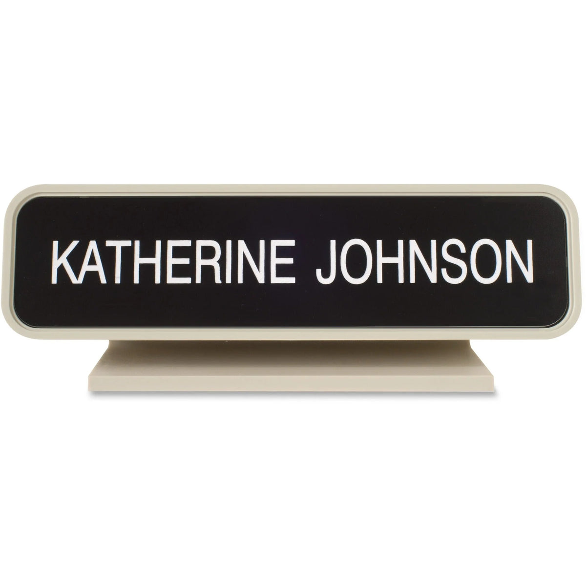 Xstamper Designer Desk Sign: Logo Design 8x2’’ Rectangular Plastic - Signs & Nameplates