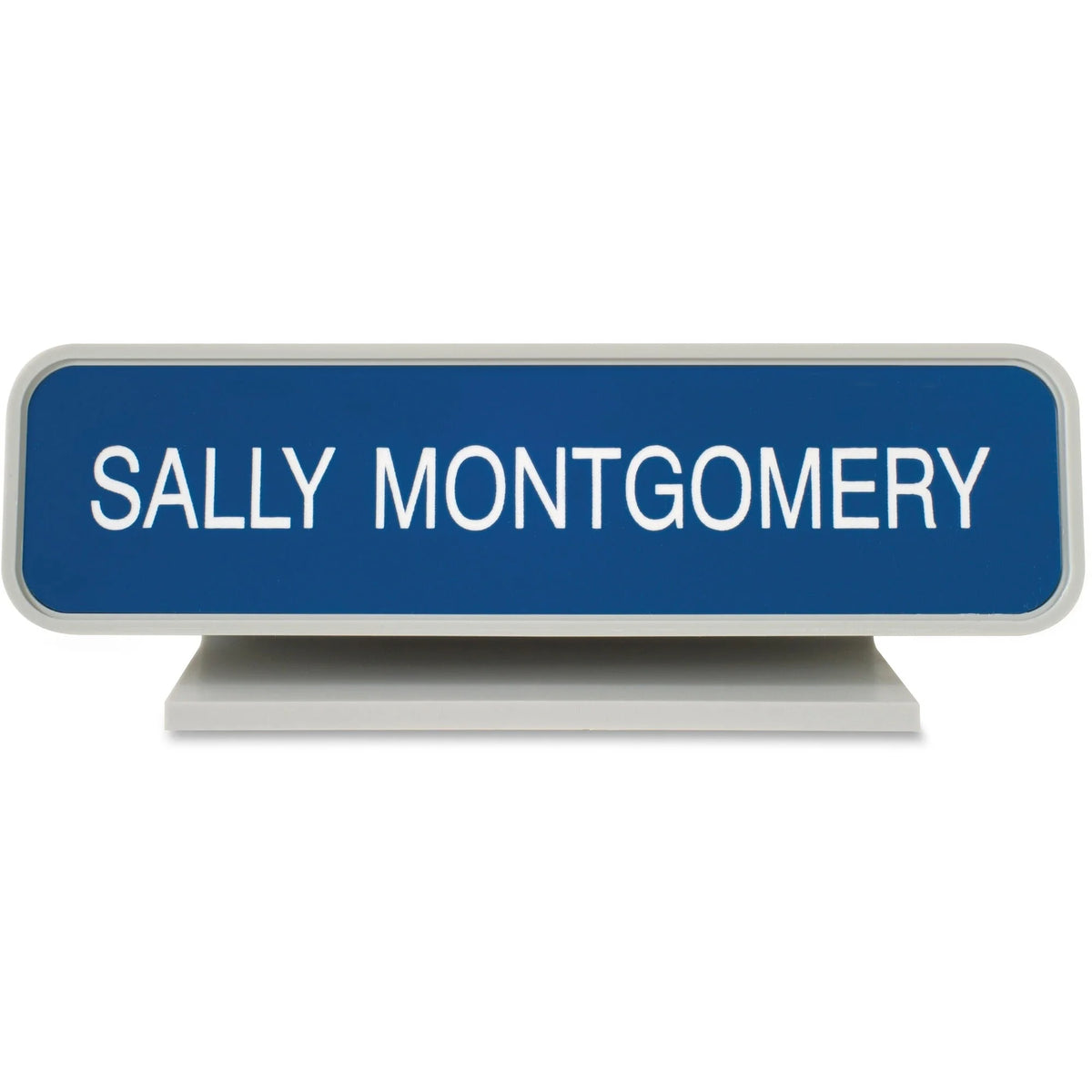 Xstamper Designer Desk Sign: Logo Design 8x2’’ Rectangular Plastic - Signs & Nameplates