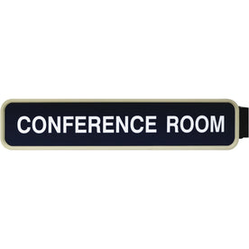 Xstamper Designer Double-sided Corridor Sign - Rectangular Plastic - Almond - Signs & Nameplates
