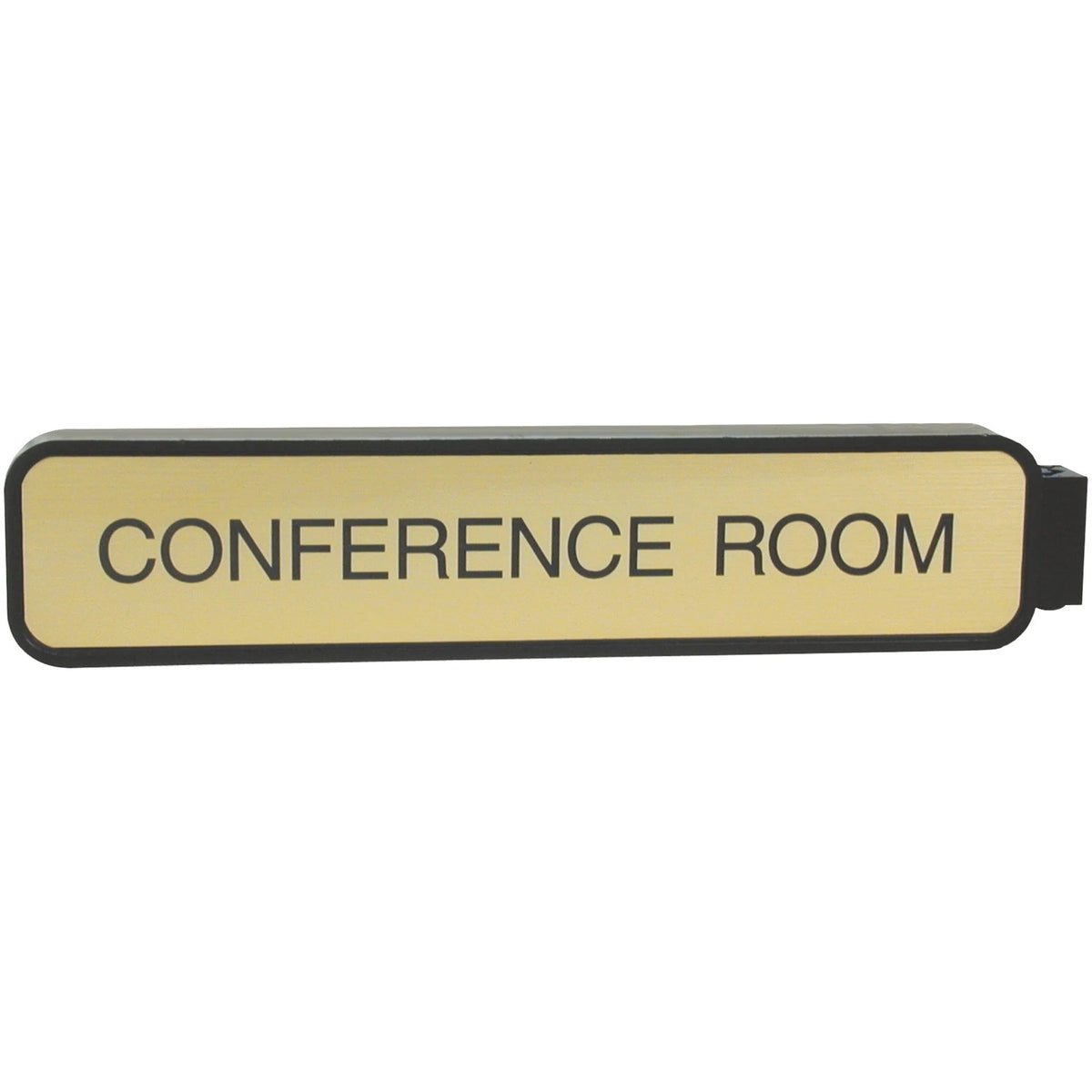 Xstamper Designer Double-sided Corridor Sign - Rectangular Plastic - Black - Signs & Nameplates