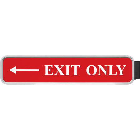 Xstamper Designer Double-sided Corridor Sign - Rectangular Plastic - Gray - Signs & Nameplates
