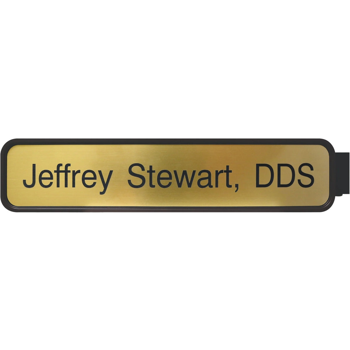 Xstamper Designer Double-sided Corridor Sign - Rectangular Shape Plastic Brown - Signs & Nameplates