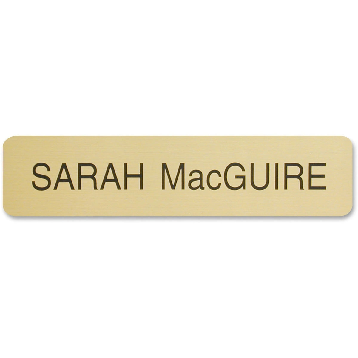 Xstamper Designer Name Plate: Rectangular Plastic 8’’ x 2’’ - Assorted - Signs & Nameplates