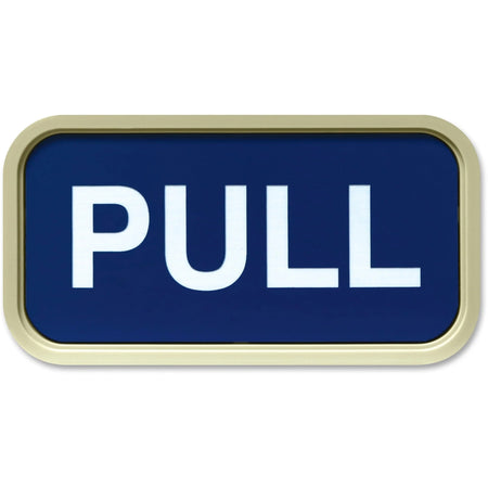Xstamper Designer Wall/Door Sign: 4x2’’ Rectangular Almond - Signs & Nameplates