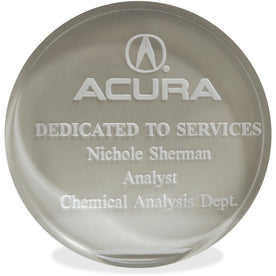 Xstamper Infinity Paperweight Acrylic Award - LengthLaser Compatible - Certificates & Seals