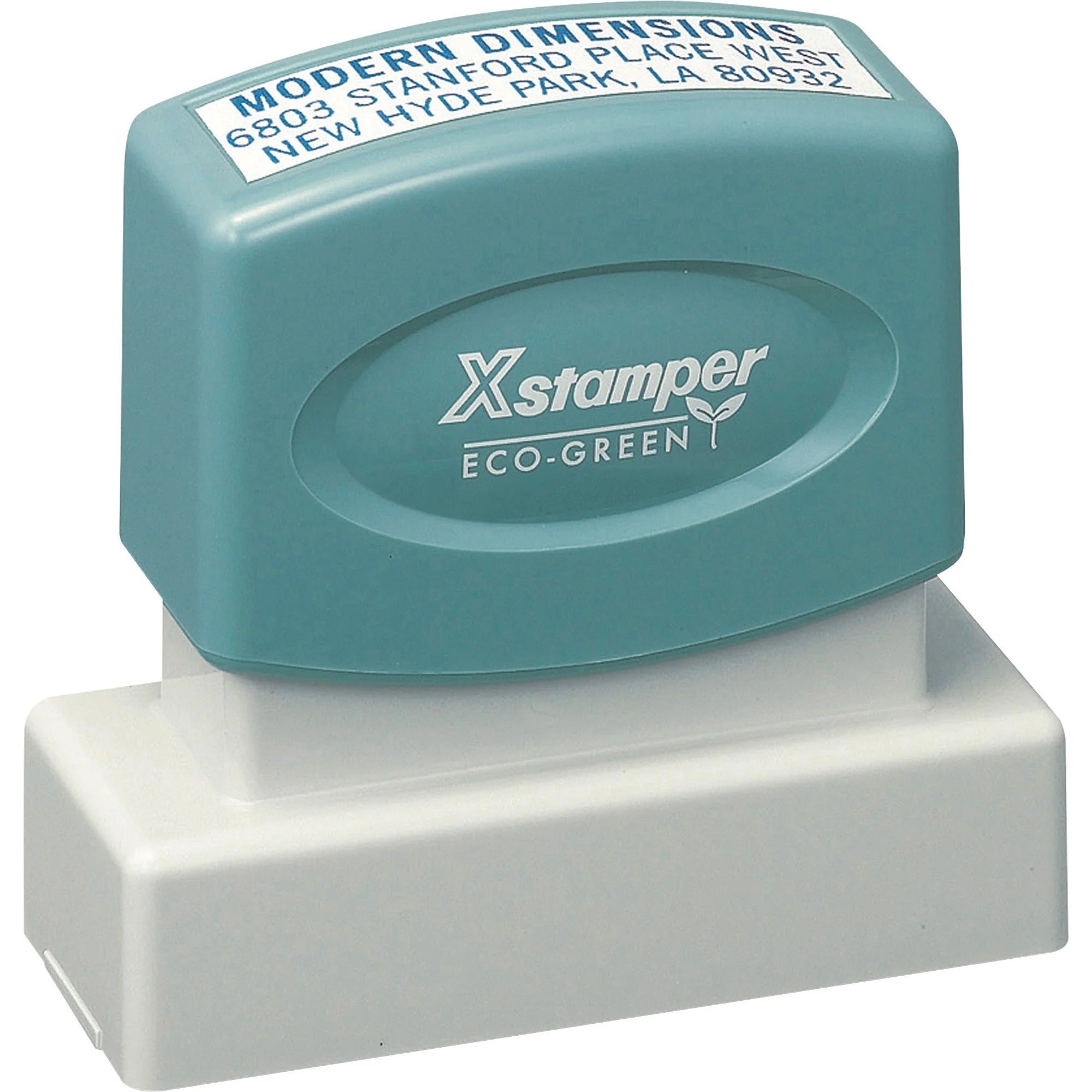Xstamper Large Business Address Stamp: 0.59’’ x 2.01’’ - 50000 Impressions - & Office Stamps
