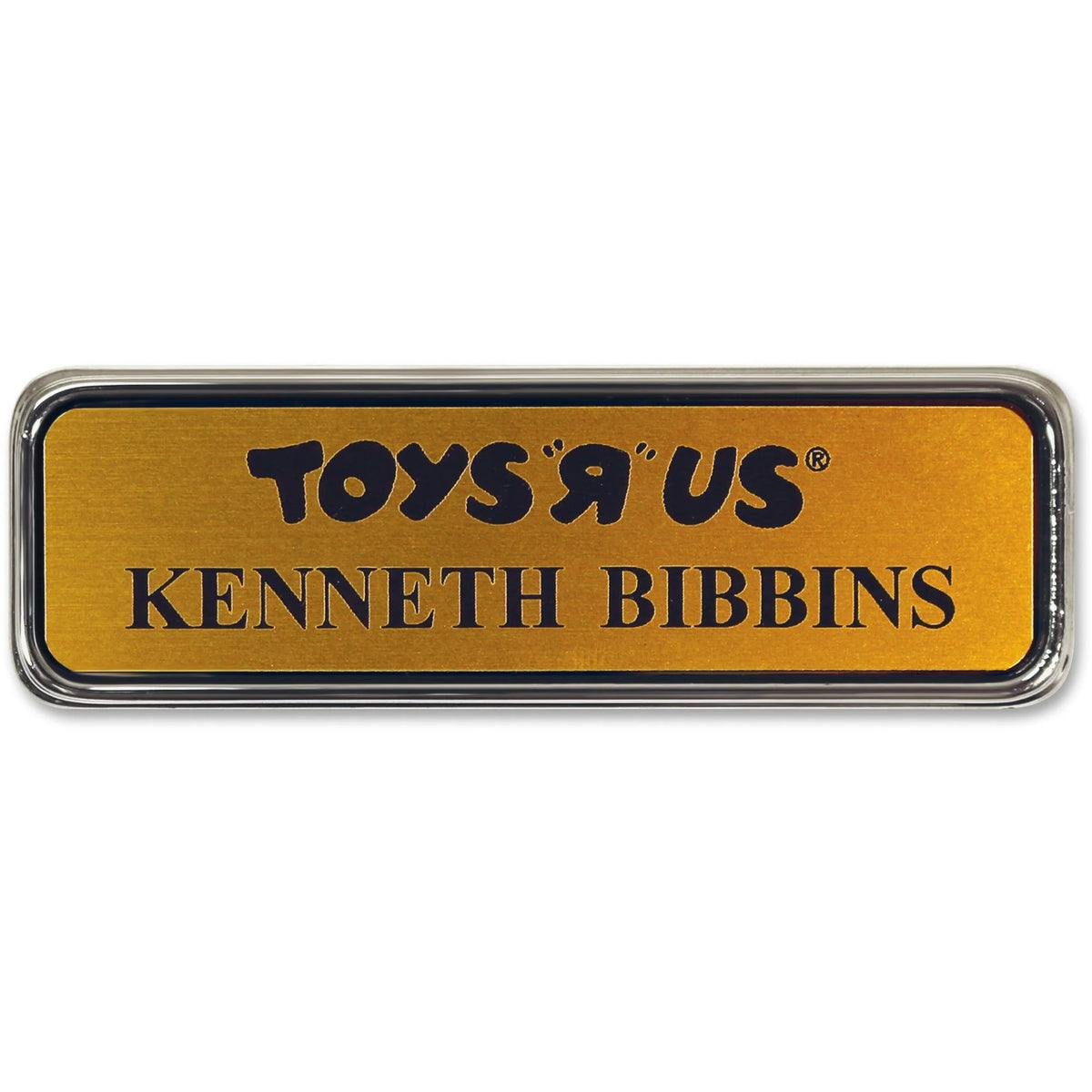 Xstamper Logo Frame Name Badge - Durable Plastic - 1.5’’ x 3’’ Dimensions - ID Badges & Supplies
